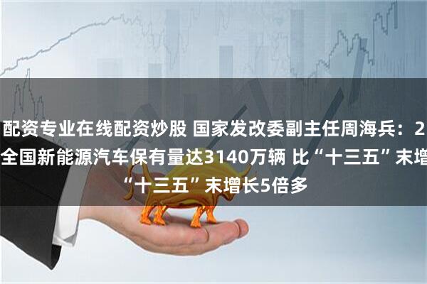 配资专业在线配资炒股 国家发改委副主任周海兵：2024年末全国新能源汽车保有量达3140万辆 比“十三五”末增长5倍多