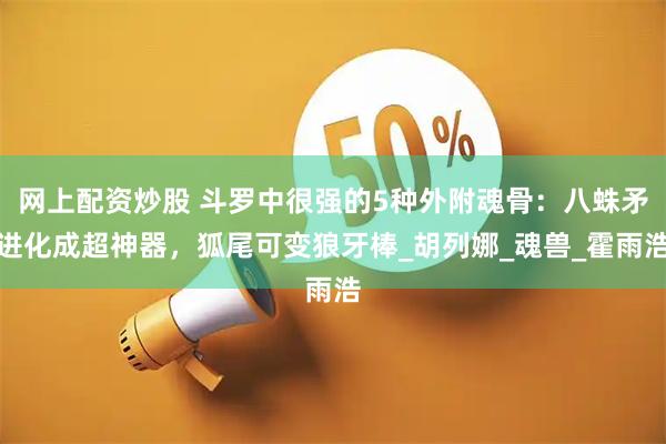网上配资炒股 斗罗中很强的5种外附魂骨：八蛛矛进化成超神器，狐尾可变狼牙棒_胡列娜_魂兽_霍雨浩
